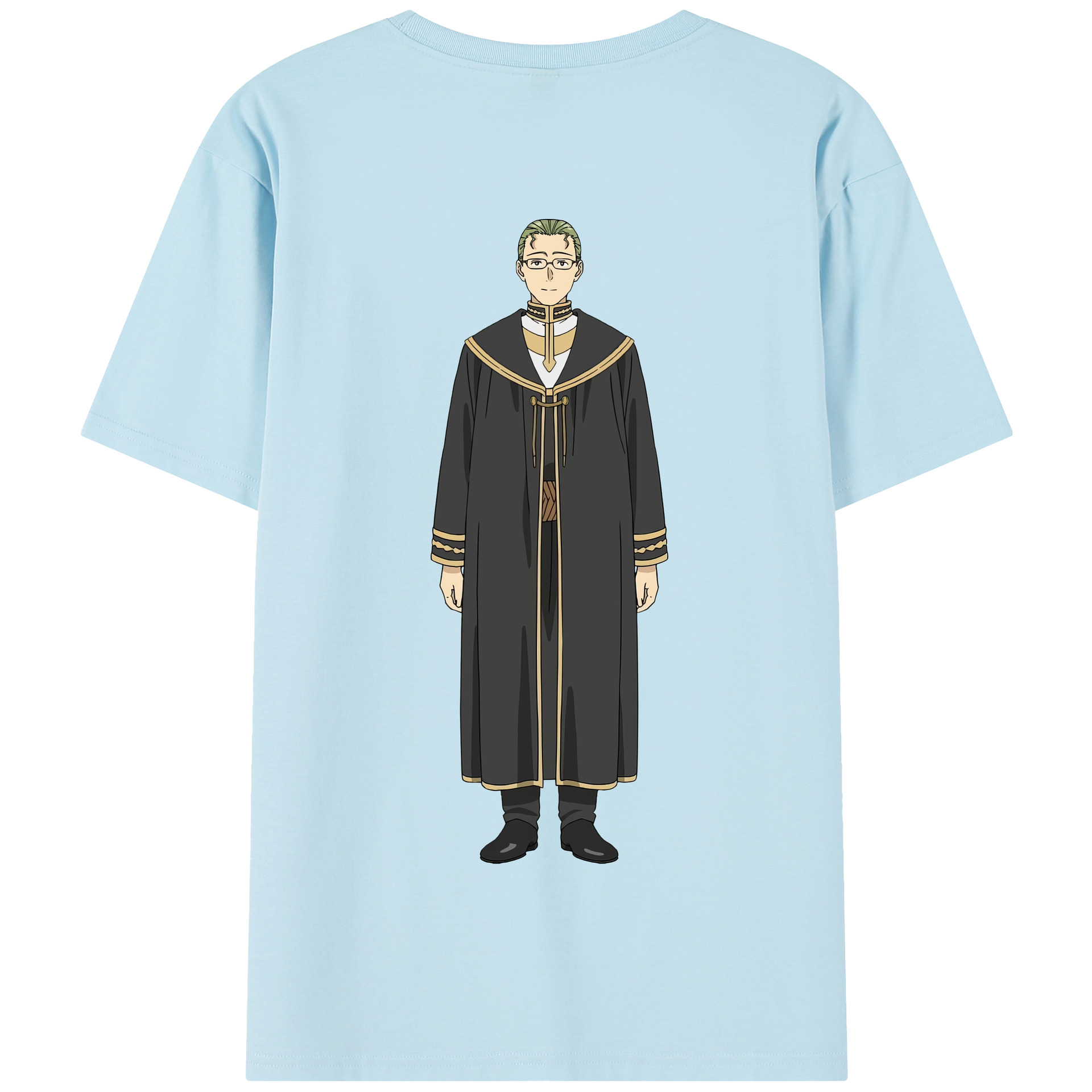 （画像用） 葬送のフリーレン Frieren 綿100％半袖Tシャツ（背面プリント）